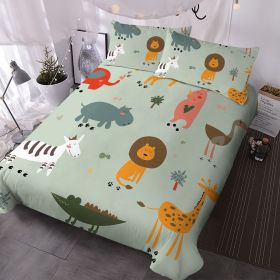 Animal Duvet Cover Set Full Size