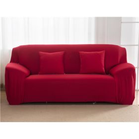 Solid Corner Sofa Covers Couch Slipcovers Elastica Material Sofa Skin Protector Cover Sofa Armchair (Option: 1-Two seat)