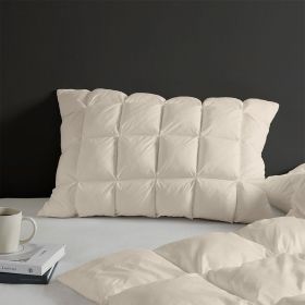 King Overfilled Pillow Protector Single Piece (Color: as Pic)
