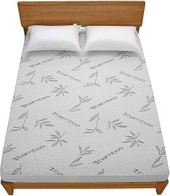 Bamboo Waterproof Mattress Protector (size: KING)