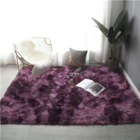 Plush Girl's Room With Tatami Mats Beside The Bed (Option: Deep purple-140X200cm)